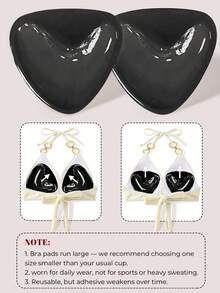 Bộ 2 miếng đệm ngực hai mặt thiết yếu dành cho nữ, giúp nâng ngực tức thì, phụ kiện thời trang hàng ngày. - Dày - Xem 13