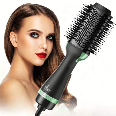Hair Dryer Brush Blow Dryer In One, Upgraded 4 In 1 Hair Dryer And Styler Volumizer With Negative Ion Hot Air Hair Straightener Brush, Frizz-Free Styling - Ideal For All Hair Types (Straightening, Curling, Voluminous Waves) - Salon & Home Use