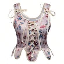 Cosplay Clothing - 251117 Floral Corset In Green - View 8