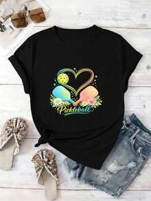 Women T-Shirts - Black - View 2
