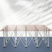 Workbench Support Legs (Excluding Tabletop), Easy To Store And Carry In 1 Second - Black - View 2