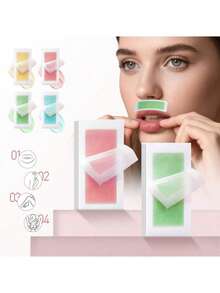 Viilife 10/20 miếng sáp tẩy lông không đau vị lô hội xanh, hoa hồng, chanh, xanh dương dành cho mặt, lông mày, môi, cằm, má, dễ sử dụng, tiện lợi, tẩy lông nhanh chóng, nhẹ nhàng và không gây kích ứng. - Mô hình nâng cấp - Xem 9