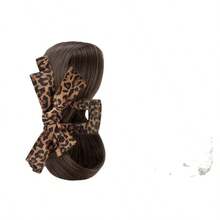Leopardmönstrad kloklämma, mörkbrun - Svart brun - Visa 12