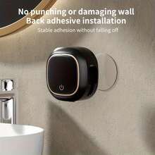 1pc Automatic UV Toothbrush Sanitizer, Wall-Mounted Toothbrush Holder With Auto Sterilization Function, 2 Toothbrush Slots With USB Fast Charging And Hot Air Drying, Bathroom Toothbrush Sterilizer, Bathroom Accessories, Bathroom Storage - Multicolor-rA966 - View 7