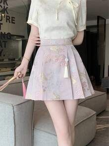 Women Skirts - Pink - View 1