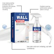 1set/120mlwallrefurbishmentspraypaint(Scraper+Gloves+Sandpaper),1pc/150gwhiteemulsionpaint+Brush.Easilycoversgraffitiandoldstains;Providesawhite,Texturedfinishremovesstainsessentialforrefurbishment;Doesnotaffectnormallivingconditionsafterapplication. - Liquid - View 8