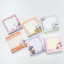 1 Tập Sổ Ghi Nhớ Chất Lượng Cao Series SNOOPY, 200 Tờ/Tập, Giấy Ghi Chú Dày Dễ Xé, Màu Sắc Tươi Sáng & Họa Tiết Dễ Thương, Chất Lượng Bền Chắc, Người Bạn Đồng Hành Học Tập Tuyệt Vời, Sổ Ghi Chú Không Thể Thiếu - Nhiều màu - Xem 10
