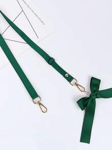 100pcs/50pcs/10pcs/1pc Customizable Solid Color Minimalist INS Style Fabric, High Quality Double-Headed Detachable Adjustable Ribbon Bow Tie Lanyard, Suitable For Phone, Camera, Cup, Bag Strap, Hanging Decoration - Color Mixing - View 37