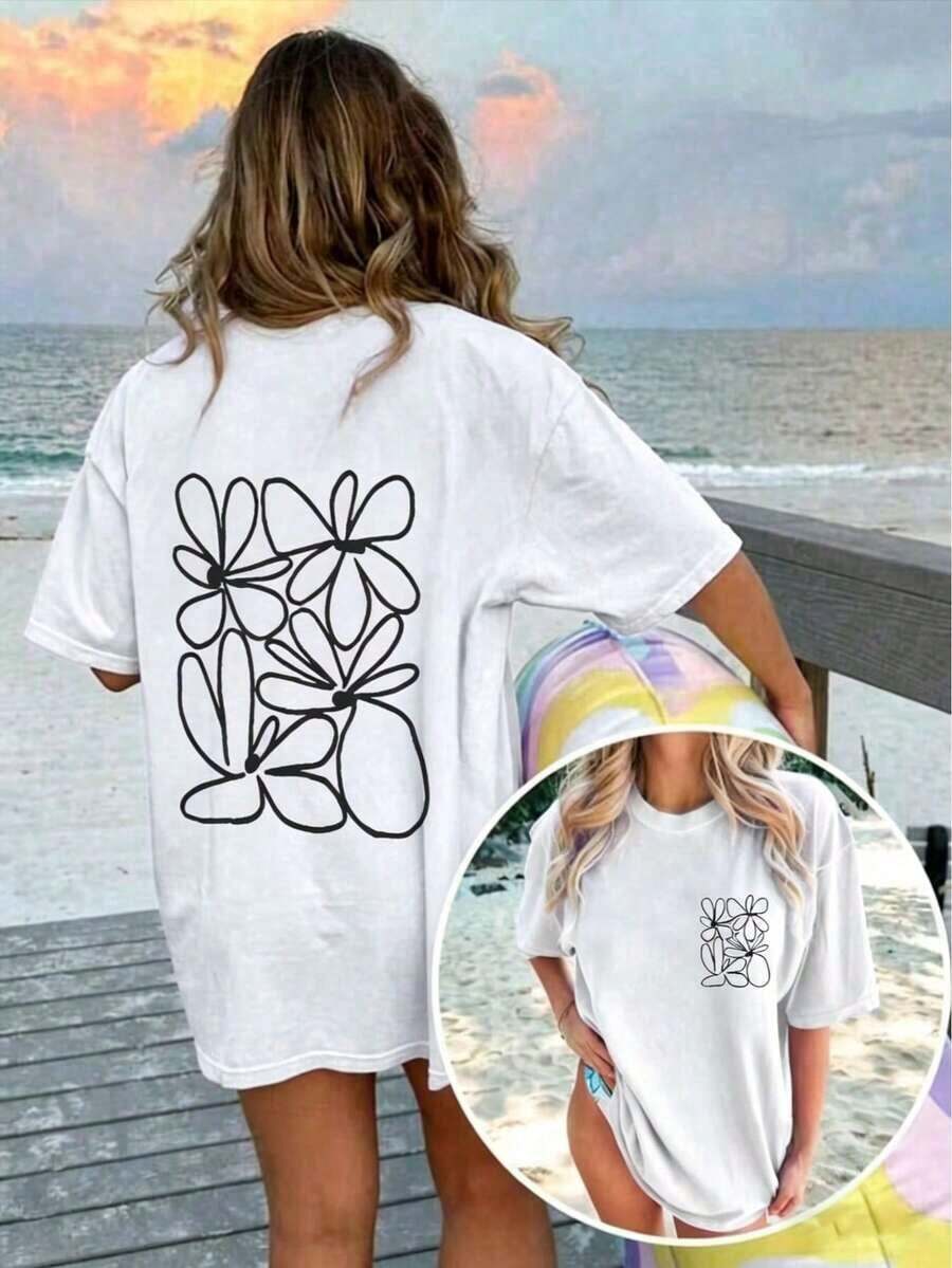 Women T-Shirts - White-1 - View 1
