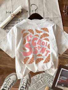 Women T-Shirts - [White] - View 3