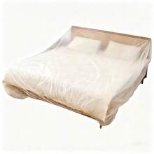 1pc Removable Elastic Full Coverage Sofa Dust Cover, Furniture Protective Slipcover, Bed Cover, Renovation Dust Bag - Multicolor - View 4