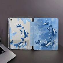 1 Ốp lưng máy tính bảng in hình cá voi xanh, tương thích với iPad thế hệ thứ 10 10.9 inch 2022 / Air 13 (M3 2025) / Air 11 (M3 2025). Tương thích với SAMSUNG, , Oppo Pad, Matepad, Vivo Pad, Honor Pad. - Nhiều màu - Xem 4