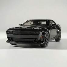 1:32 Dodge Challenger Hellcat, coche deportivo de aleación, modelo de coche de juguete para niños, serie de coches, colección de - Negro - Ver 13