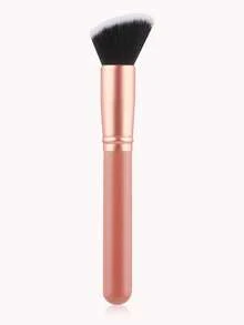 3pcs/6pcs Pink Foundation Brushes, Flat Head, Round Head, Angled Head, For BB Cream, Foundation, Contouring, Makeup Tools - Multicolor - View 12