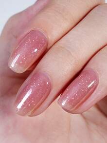AILLSA Cat Kuku Gel Glitter Pink Alisa, 15ml/Botol, Cepat Kering, Cocok untuk Pengeringan dengan Lampu UV/LED, Cocok untuk Manikur DIY atau Hadiah - Berwarna merah muda - View 5