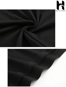 Women T-Shirts - Black - View 5