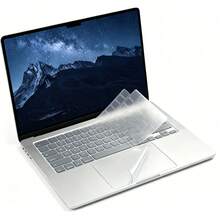 SDYIGOE Miếng dán bảo vệ bàn phím TPU siêu mỏng dành cho MacBook Air 2026 13.6 inch (chip M2, M3, M4, M5), tương thích với các model A3449 A3240 A3113 A2681, kèm theo 1 miếng dán bảo vệ trackpad miễn phí. - Xem 1
