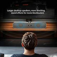 Acer OSK218電腦音響藍牙 小音箱家用長條多媒體超重低音炮USB迷你遊戲電競揚聲器桌上型電腦筆記型手機平板通用 環繞音質 - 查看 7