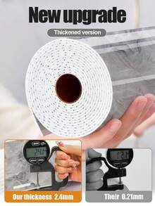 1卷1.2㎡灰色大理石纹3D亮面PVC壁纸，防水，适用于浴室、厨房、客厅电视背景墙，自粘式 - 灰色 - 查看 9