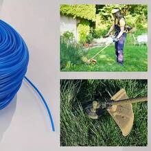 2 Rolls 50m 1.6mm Blue Nylon Trimmer Line, Anti-Breakage Wear-Resistant, Universal Replacement Rope For Electric Trimmers - 2 Rolls - View 6