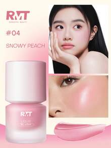 Romantic Beauty RMT Liquid Blush Mencerahkan Secara Alami dengan Efek Makeup Tahan Lama. Tekstur Ringan dan Halus, Mudah Diaplikasikan, Menciptakan Riasan Pipi Alami Sehari-hari. Hadiah Kecantikan Istimewa yang Sempurna untuk Ibu, Istri, Saudari, dan Pacar. - 04 - View 1