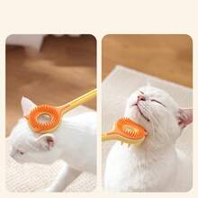 1个可伸缩猫玩具，多功能双面猫抓棒，互动式幼猫玩具，消耗能量 - 查看 4