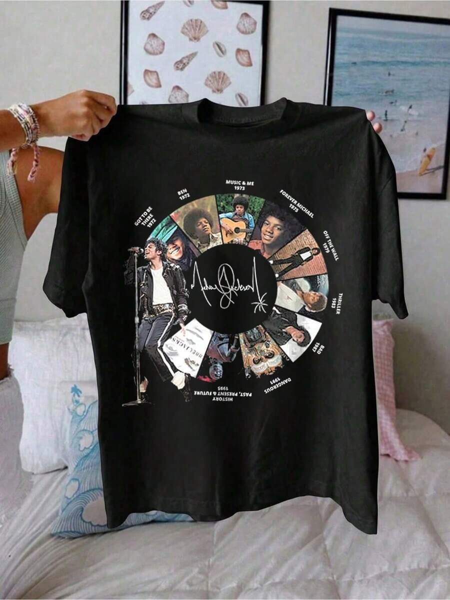Jackson Glove Graphic-Shirt Vintage 90s Tee - Đen 3 - Xem 1