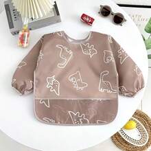 Bộ 6 yếm ăn liền thân hình hoạt hình dễ thương, có túi, thiết kế khóa dán tiện lợi dễ mặc, họa tiết in đẹp mắt, thích hợp cho bé sơ sinh ăn dặm. - Nhiều màu - Xem 10