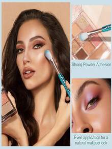 Bộ cọ trang điểm nàng tiên cá 11 món, cọ tán phấn mắt, phấn phủ, highlight và má hồng dành cho bé gái, bộ dụng cụ trang điểm mềm mại, phù hợp cho người yêu thích trang điểm và làn da nhạy cảm, cán cọ hình vảy cá 3D bóng bẩy, chất liệu nhựa bền chắc. - Nhiều màu - Xem 5