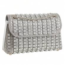 sac en diamant argenté