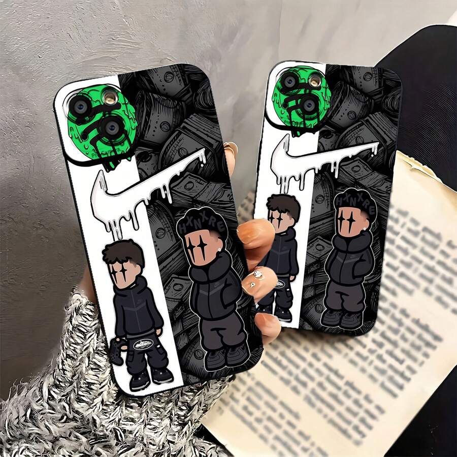 Drip Culture Money Art phone cases is compatible with Samsung, Apple, VIVO, OPPO, , Transsion, , and Honor. Made of TPU silicone, it offers shock and drop protection. - Negro - Ver 1
