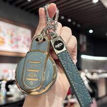 Casing Kunci Mobil TPU dengan Pelindung Remote Control, Gantungan Kunci, Tempat Kartu Identitas untuk BMW MINI S ONE JCW F54 F55 F56 F57 F60 CLUBMAN COUNTRYMAN, Aksesoris Mobil, Hadiah Natal untuk Ibu, Ayah, Wisuda, dan Guru - MultiWarna - View 21