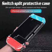 Ốp bảo vệ máy chơi game Switch trong suốt, siêu mỏng, có thể tách rời, bền chắc. - Xem 6