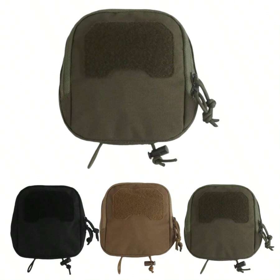 1PC Quick Access Admin Pouch, MOLLE General Purpose Organizer For Outdoor Training, Sports Gear Storage Bag With Secure Closure - Multicolor - View 1