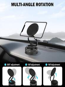 Soporte Magnético Plegable para Teléfono con Succión – Soporte Magnético para Teléfono / Soporte Magnético para Teléfono en Coche; Características de Rotación Ajustable y Bloqueo; Adecuado para Superficies Lisas, Coches, Gimnasios, Espejos y Azulejos; Compatible con iPhone 17 y Todos los Teléfonos Inteligentes. - T28 - Ver 5