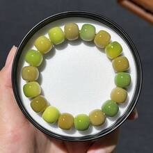 【海塩入り】本物の菩提根ブレスレット、指に優しく、学生向けの手芸用仏珠ブレスレット、工場卸売 - 水面に浮かぶウキクサ [菩提単円] - チェックする 13