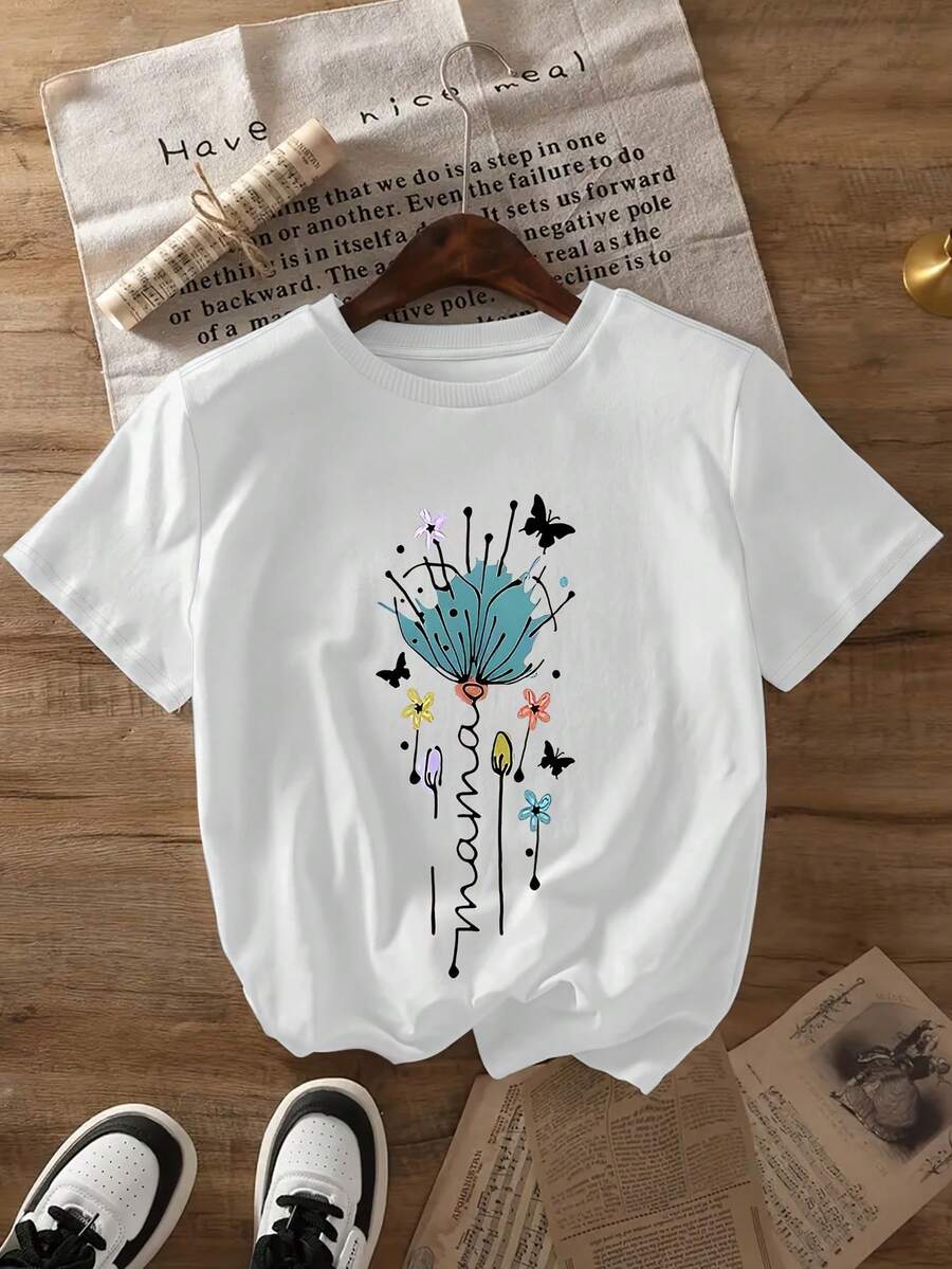 Women T-Shirts - [White] - View 1