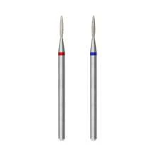 3/32 Inch Tornado Flame Slim Electroplated Diamond Nail Drill Bits Set, Stable Concentricity Cuticle Cleaner, Practical Dead Skin Removal Under Nail Cleaning Nail Surface Finishing Manicure Pedicure Salon Daily Use Tools - Multicolor - View 7