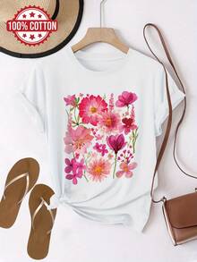 Women T-Shirts - [White] - View 12