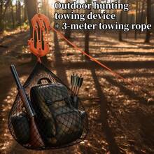 Ultralight Block And Tackle Pulley System – Compact Nylon Game Hoist For Backcountry Hunting, Portable Rope Hoist Tool For Solo Hunters To Lift Deer & Gear With Less Effort - Default - View 5