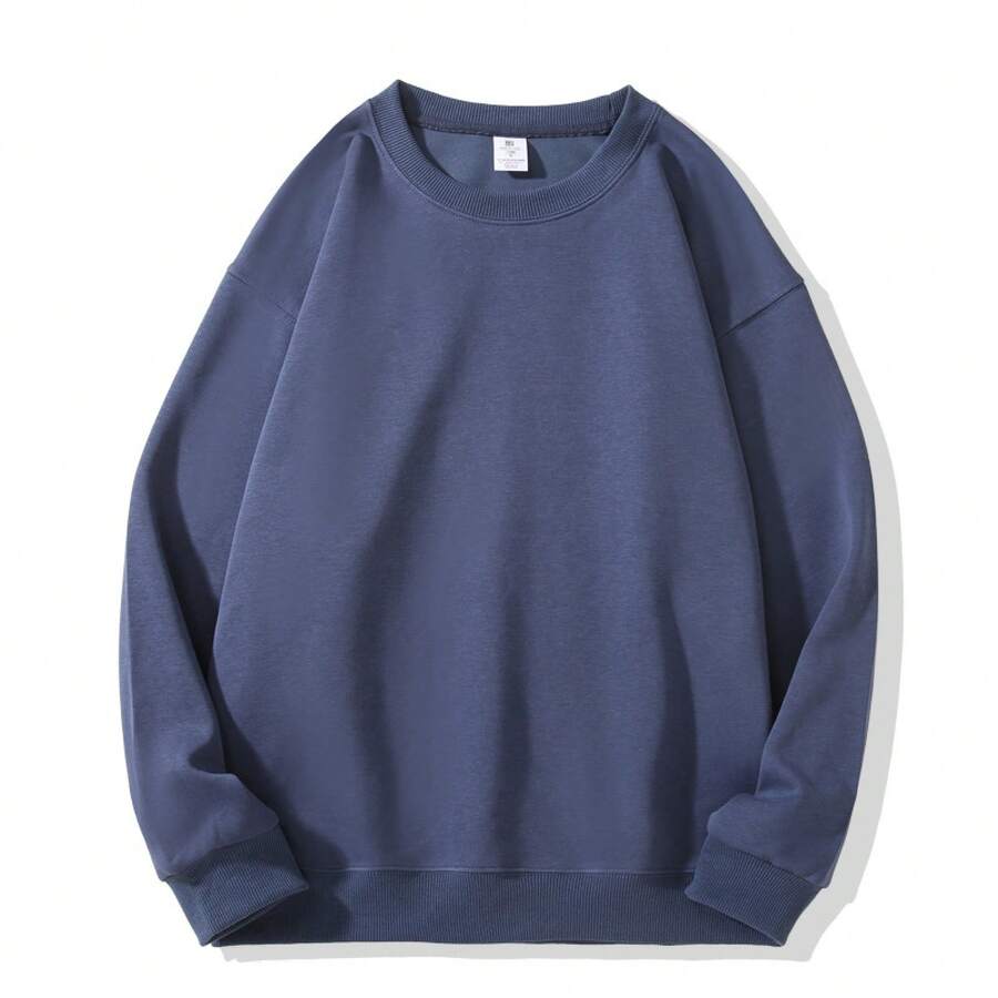 Men Sports Sweatshirts - Foggy Blue - View 1