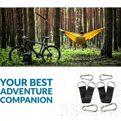 Thick Outdoor Camping Hammock Tree Straps Set, Comes With 2 Safety Buckles, Suitable For Various Outdoor Swing Hammocks And Playground Accessories, Durable And Long-Lasting