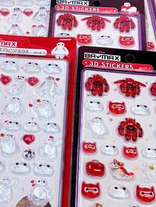 Hình dán động vật mềm mại và dễ thương, có thể tái sử dụng và tự dính, hoạt động thủ công giáo dục, hình dán khen thưởng cho trẻ mẫu giáo. - Nhiều màu - Xem 3