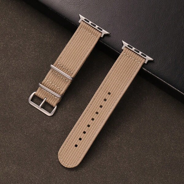 Tali Jam Tangan Nilon untuk Wanita Seri 1-11 SE Ultra 3 2 1 Tali Pengganti Kompatibel dengan 38/40/41/42/44/45/46/49mm