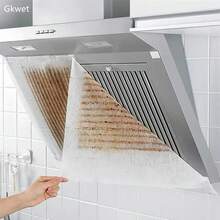 12pcs/48pcs/10m, 5m Kitchen Reusable Stove Vent Filter, Oil Absorbing Paper, Disposable Oil Absorbing Pad For Cooking Fume Extractor - White - View 2