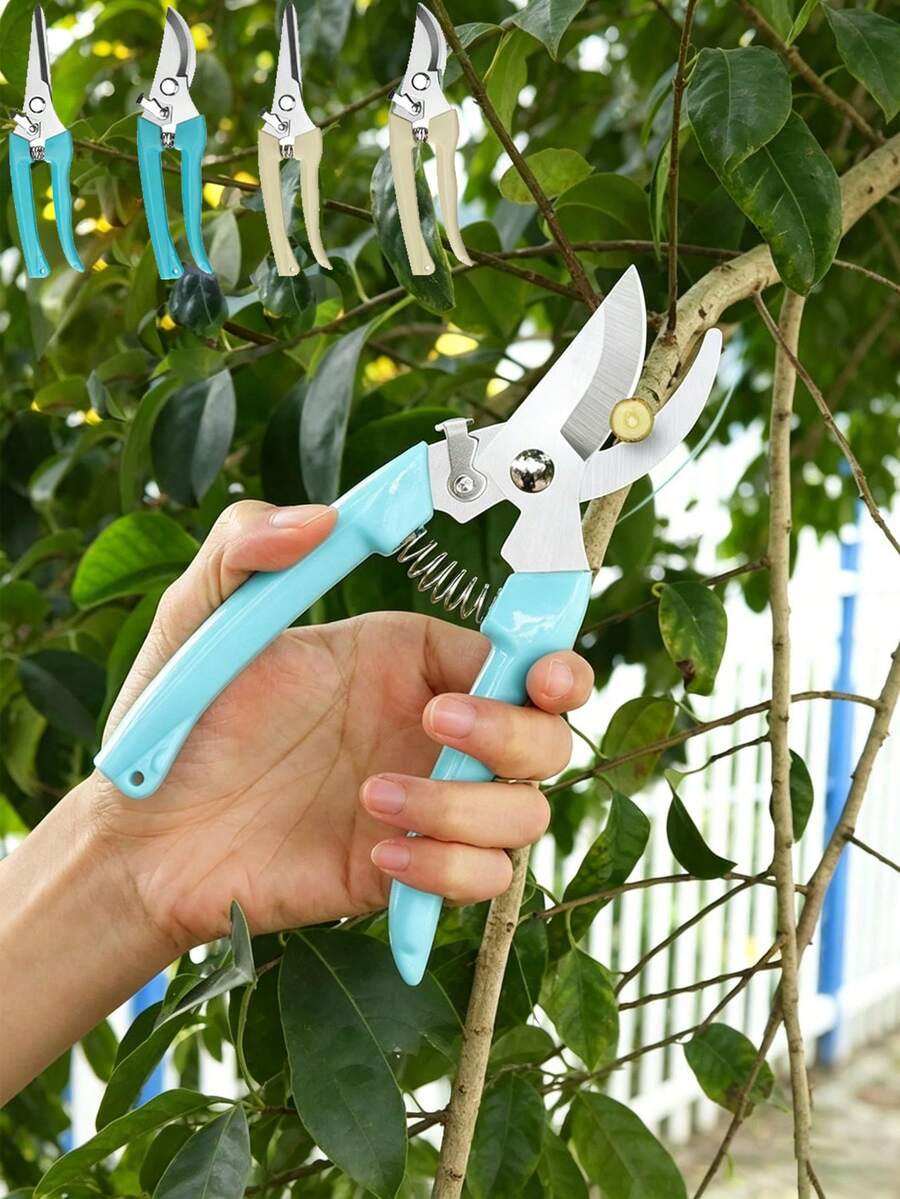 Tijeras de poda de jardín, juego de corte de flores, tijeras de poda para flores, herramientas de jardinería para recortar arbustos, rosas y árboles frutales, adecuadas para floristas, patios y huertos