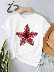 Women T-Shirts - White - View 2