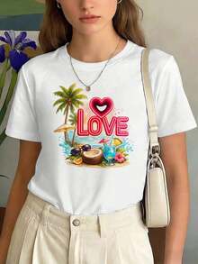 Women T-Shirts - White - View 1