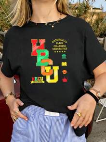 Women T-Shirts - Black - View 1