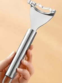 1 cái dụng cụ bóc vỏ bắp bằng thép không gỉ, dụng cụ tách lõi bắp với tay cầm thoải mái, dụng cụ nhà bếp - Dụng cụ bào ngô bằng thép không gỉ màu bạc - Xem 4